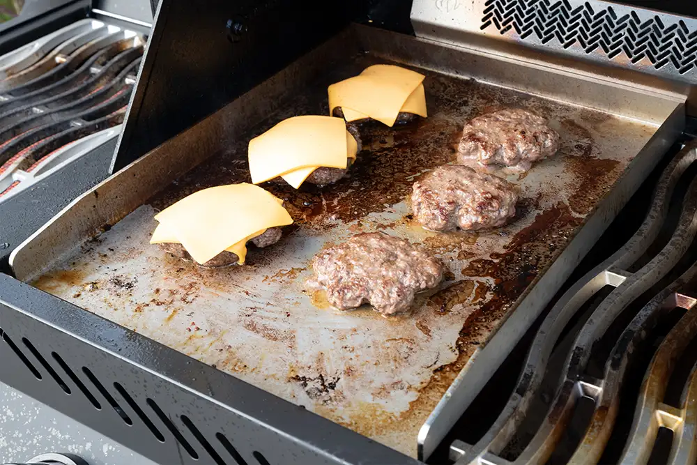 Edelstahl Plancha Grillplatte Napoleon Prestige Smash Burger Edelstahl Plancha Grillplatte Napoleon Prestige Smash Burger