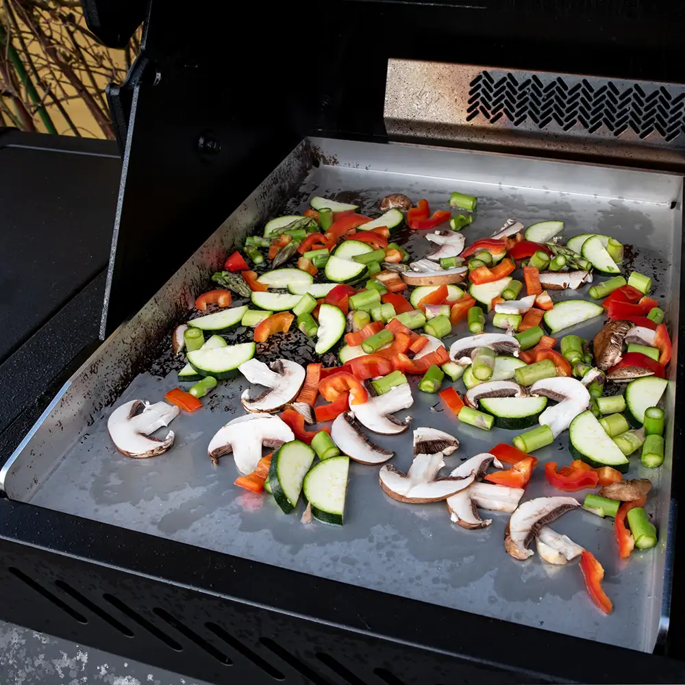 Plancha Grillplatte Napoleon Prestige Gemüse Plancha Grillplatte Napoleon Prestige Gemüse