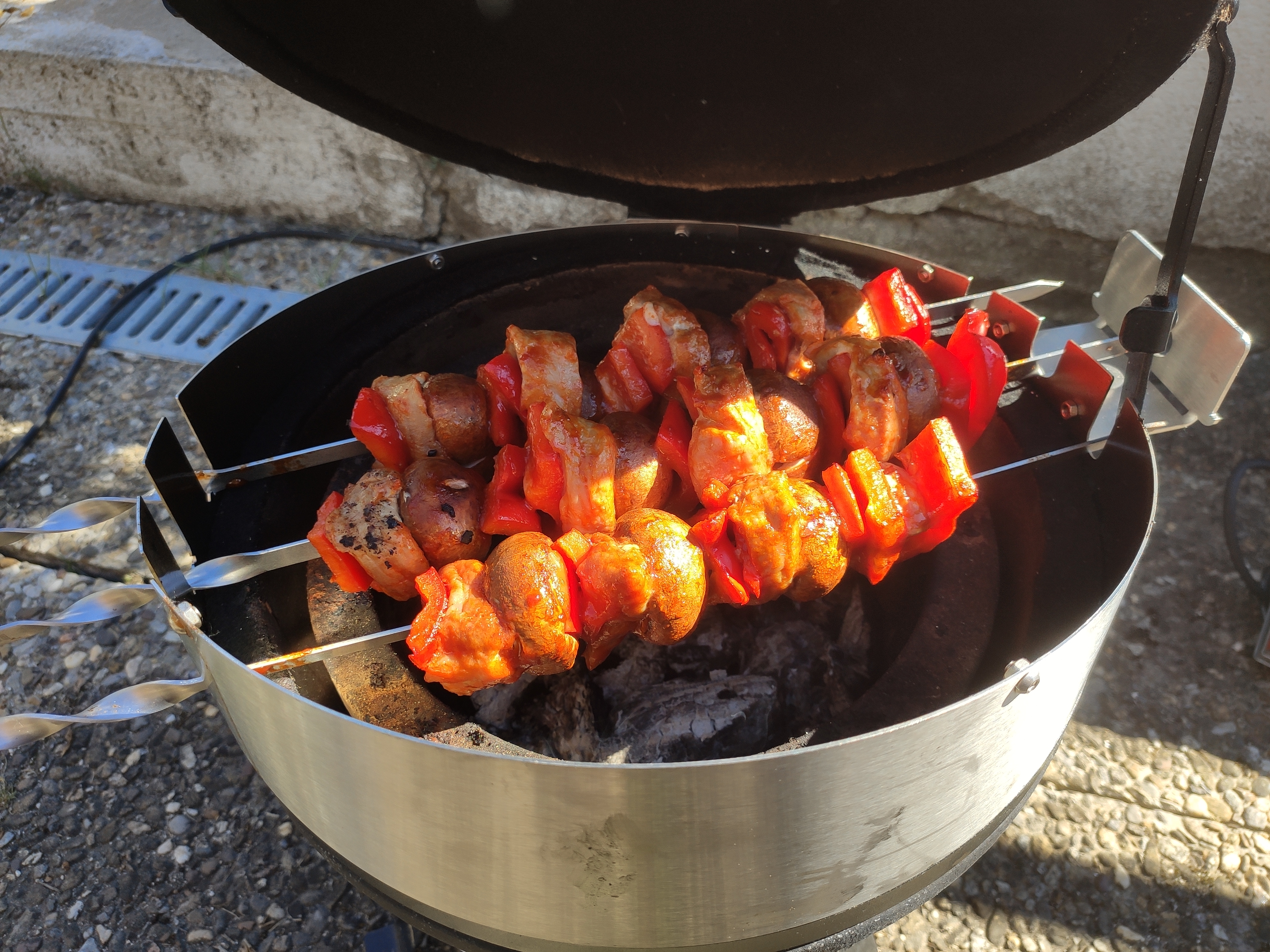 Mini Kamado Spiess-Aufsatz Mini Kamado Spiess-Aufsatz